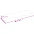 Kép 9/10 - VidaXL kezeletlen tömör tölgyfa fali polc 80x30x(2-6) cm