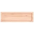 Kép 5/10 - VidaXL kezeletlen tömör tölgyfa fali polc 100x30x(2-4) cm