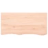 Kép 4/10 - VidaXL kezeletlen tömör tölgyfa fali polc 100x50x(2-4) cm