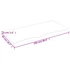 Kép 9/10 - VidaXL kezeletlen tömör tölgyfa fali polc 100x50x(2-4) cm