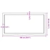 Kép 10/10 - VidaXL kezeletlen tömör tölgyfa fali polc 100x50x(2-4) cm
