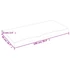 Kép 9/10 - VidaXL kezeletlen tömör tölgyfa fali polc 100x50x(2-6) cm