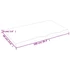 Kép 9/10 - VidaXL kezeletlen tömör tölgyfa fali polc 100x60x(2-4) cm