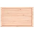 Kép 5/10 - VidaXL kezeletlen tömör tölgyfa fali polc 100x60x(2-6) cm