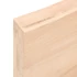Kép 8/10 - VidaXL kezeletlen tömör tölgyfa fali polc 100x60x(2-6) cm
