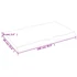 Kép 9/10 - VidaXL kezeletlen tömör tölgyfa fali polc 100x60x(2-6) cm