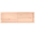 Kép 6/10 - VidaXL kezeletlen tömör tölgyfa fali polc 120x40x(2-6) cm