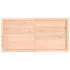Kép 5/10 - VidaXL kezeletlen tömör tölgyfa fali polc 120x60x(2-6) cm