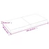 Kép 10/10 - VidaXL kezeletlen tömör tölgyfa fali polc 120x60x(2-6) cm