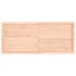 Kép 5/10 - VidaXL kezeletlen tömör tölgyfa fali polc 140x60x(2-6) cm