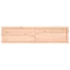 Kép 5/10 - VidaXL kezeletlen tömör tölgyfa fali polc 160x40x(2-4) cm