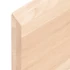 Kép 9/10 - VidaXL kezeletlen tömör tölgyfa fali polc 160x40x(2-4) cm