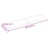 Kép 10/10 - VidaXL kezeletlen tömör tölgyfa fali polc 160x50x(2-4) cm