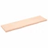 Kép 2/10 - VidaXL kezeletlen tömör tölgyfa fali polc 180x50x(2-6) cm