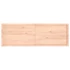 Kép 4/10 - VidaXL kezeletlen tömör tölgyfa fali polc 180x60x(2-4) cm