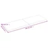 Kép 10/10 - VidaXL kezeletlen tömör tölgyfa fali polc 180x60x(2-4) cm