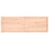 Kép 5/10 - VidaXL kezeletlen tömör tölgyfa fali polc 180x60x(2-6) cm