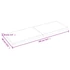 Kép 10/10 - VidaXL kezeletlen tömör tölgyfa fali polc 180x60x(2-6) cm