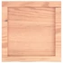 Kép 5/10 - VidaXL világosbarna kezelt tömör tölgyfa fali polc 40x40x(2-6) cm