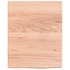 Kép 4/10 - VidaXL világosbarna kezelt tömör tölgyfa fali polc 40x50x(2-4) cm