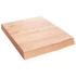Kép 2/10 - VidaXL világosbarna kezelt tömör tölgyfa fali polc 40x50x(2-6) cm