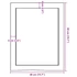 Kép 10/10 - VidaXL világosbarna kezelt tömör tölgyfa fali polc 40x50x(2-6) cm