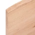 Kép 6/7 - VidaXL világosbarna kezelt tömör tölgyfa fali polc 60x10x2 cm