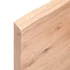 Kép 8/10 - VidaXL világosbarna kezelt tömör tölgyfa fali polc 60x60x(2-4) cm