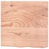Kép 4/10 - VidaXL világosbarna kezelt tömör tölgyfa fali polc 60x60x(2-6) cm