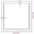 Kép 10/10 - VidaXL világosbarna kezelt tömör tölgyfa fali polc 60x60x(2-6) cm