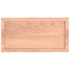 Kép 5/10 - VidaXL világosbarna kezelt tömör tölgyfa fali polc 80x40x(2-6) cm