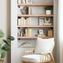 Kép 3/10 - VidaXL világosbarna kezelt tömör tölgyfa fali polc 100x30x(2-6) cm