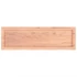 Kép 5/10 - VidaXL világosbarna kezelt tömör tölgyfa fali polc 100x30x(2-6) cm