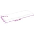 Kép 9/10 - VidaXL világosbarna kezelt tömör tölgyfa fali polc 100x40x(2-4) cm