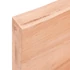 Kép 5/10 - VidaXL világosbarna kezelt tömör tölgyfa fali polc 100x50x(2-6) cm