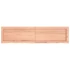 Kép 5/10 - VidaXL világosbarna kezelt tömör tölgyfa fali polc 120x30x(2-4) cm