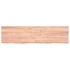 Kép 4/10 - VidaXL világosbarna kezelt tömör tölgyfa fali polc 120 x 30 x (2-6) cm