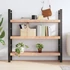 Kép 3/10 - VidaXL világosbarna kezelt tömör tölgyfa fali polc 120 x 40 x (2-6) cm