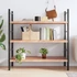 Kép 3/10 - VidaXL világosbarna kezelt tömör tölgyfa fali polc 120 x 50 x (2-4) cm
