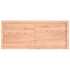 Kép 5/10 - VidaXL világosbarna kezelt tömör tölgyfa fali polc 120 x 50 x (2-4) cm