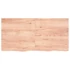 Kép 4/10 - VidaXL világosbarna kezelt tömör tölgyfa fali polc 120 x 60 x (2-4) cm