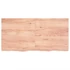 Kép 4/10 - VidaXL világosbarna kezelt tömör tölgyfa fali polc 120 x 60 x (2-6) cm