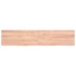 Kép 4/10 - VidaXL világosbarna kezelt tömör tölgyfa fali polc 140 x 30 x (2-4) cm