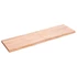 Kép 2/10 - VidaXL világosbarna kezelt tömör tölgyfa fali polc 140 x 40 x (2-4) cm