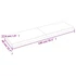 Kép 10/10 - VidaXL világosbarna kezelt tömör tölgyfa fali polc 140 x 40 x (2-4) cm