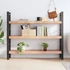 Kép 3/10 - VidaXL világosbarna kezelt tömör tölgyfa fali polc 140 x 40 x (2-6) cm
