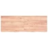 Kép 4/10 - VidaXL világosbarna kezelt tömör tölgyfa fali polc 140 x 50 x (2-4) cm
