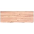 Kép 4/10 - VidaXL világosbarna kezelt tömör tölgyfa fali polc 140 x 50 x (2-6) cm