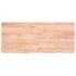 Kép 4/10 - VidaXL világosbarna kezelt tömör tölgyfa fali polc 140 x 60 x (2-4) cm