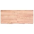 Kép 4/10 - VidaXL világosbarna kezelt tömör tölgyfa fali polc 140 x 60 x (2-6) cm
